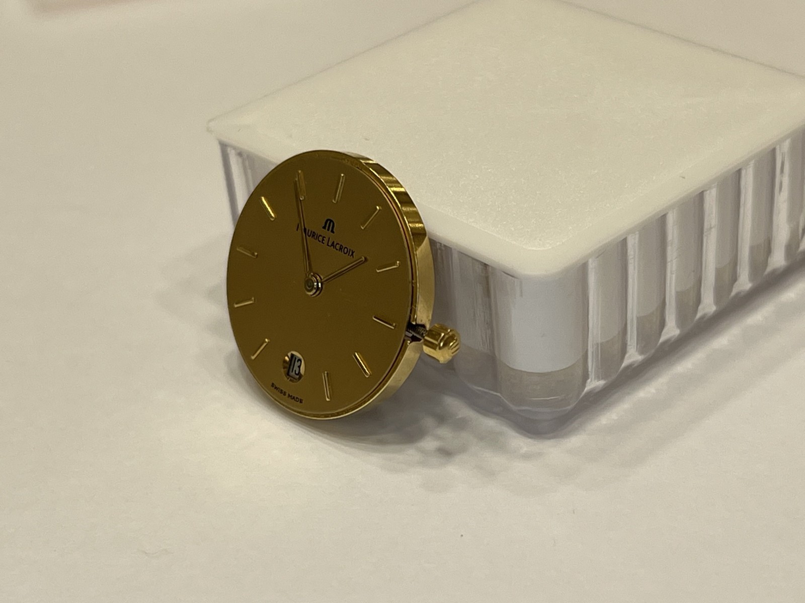 Movement & Dial Maurice Lacroix Quartz Date Eta 956.412 Swiss Made Working