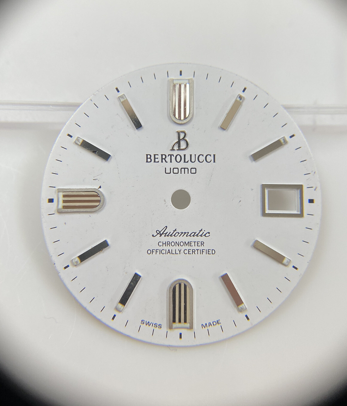 Original Bertolucci Uomo Automatic 28mm White Dial Ref: 884.55.41.10B