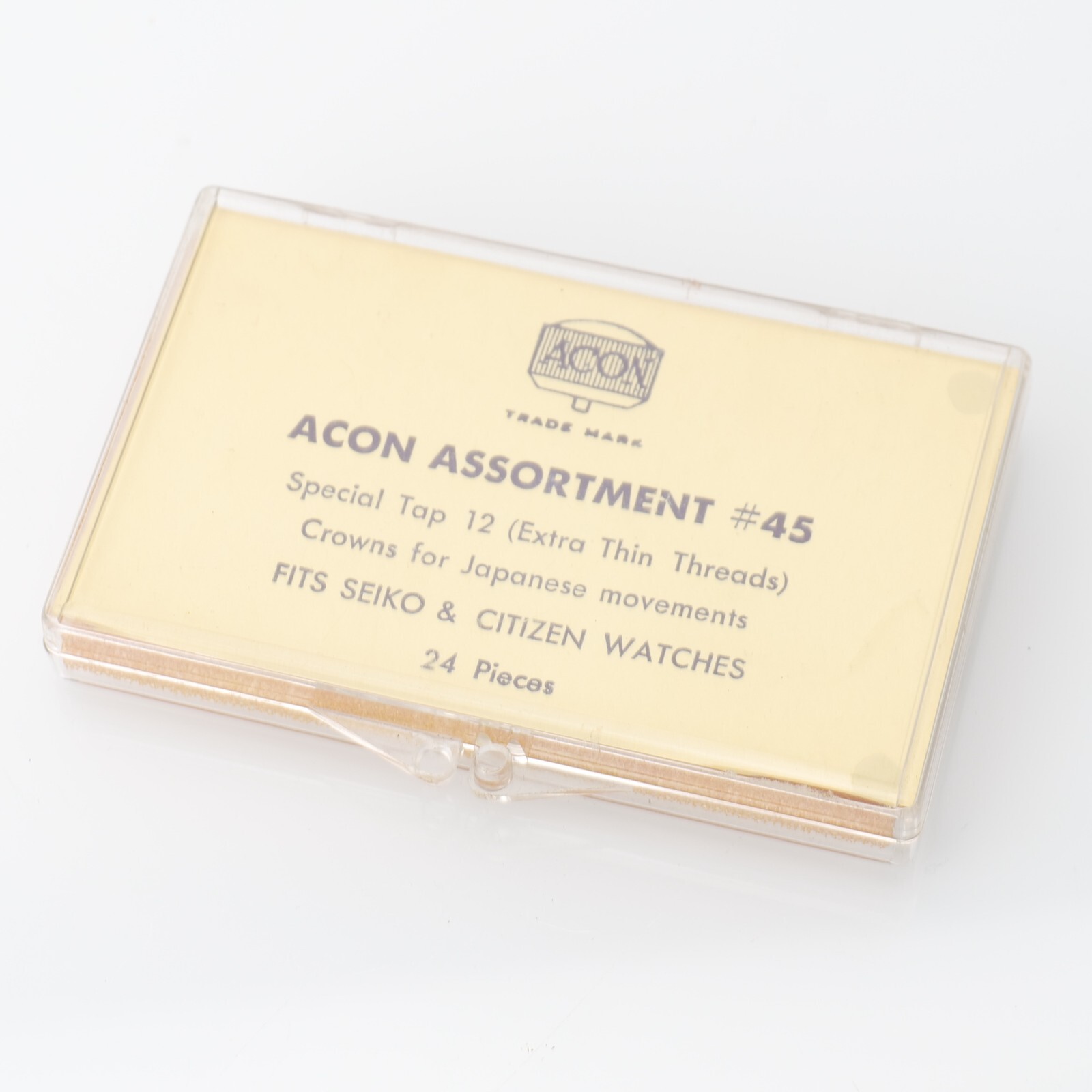 ACON Assortment #45 WRIST WATCH CROWNS Fits Seiko & Citizen Watches (G3D12)