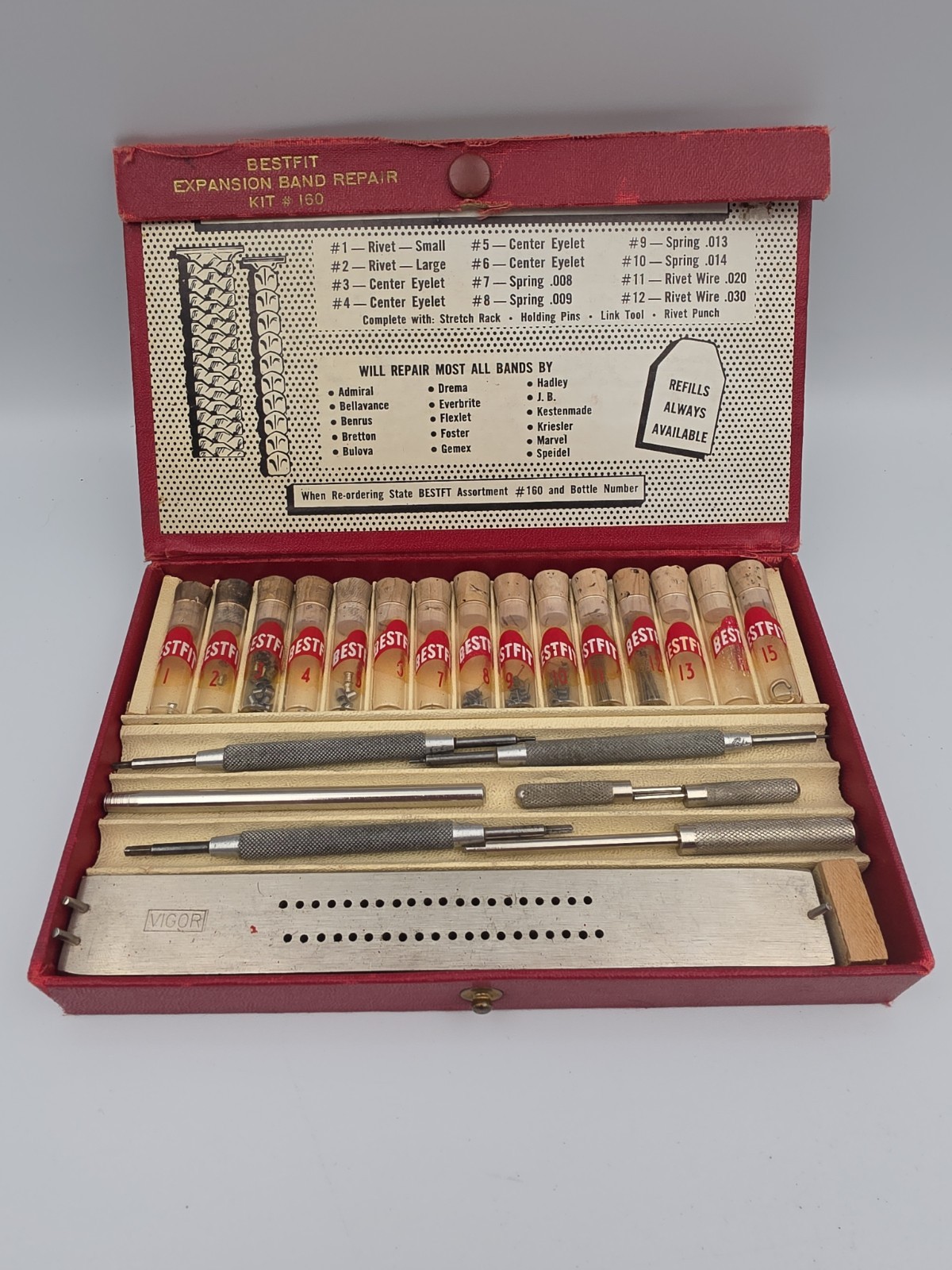 BESTFIT Vintage 1960’s Expansion Band Repair Kit