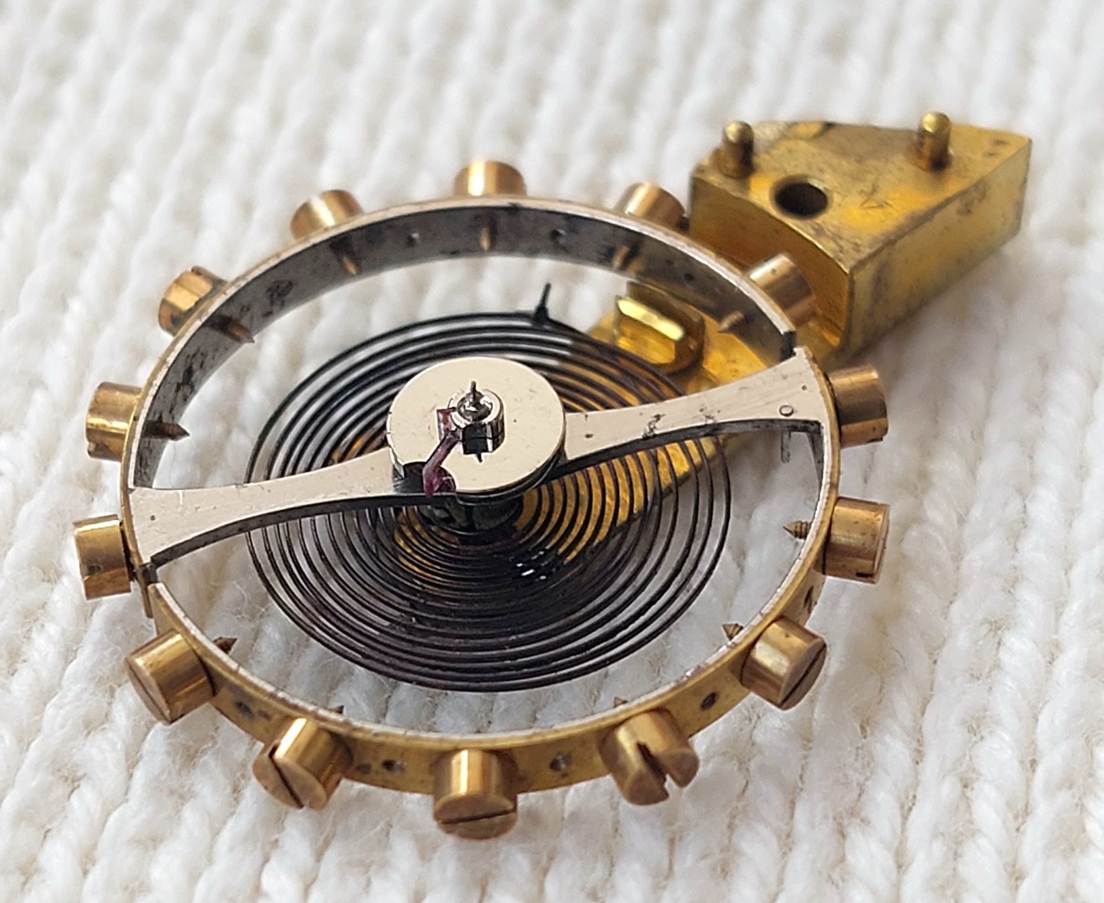 Pocket chronometer movement key winding 1890