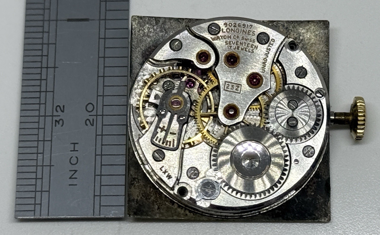 Longines 23Z Movement 17 Jewels Does Not Run