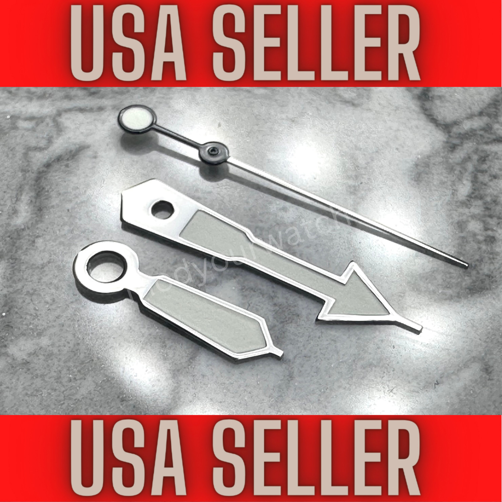 Silver “CLASSIC SKX” Hands Fits NH35,NH36,7s26,7s36 SKX007. Green luminous