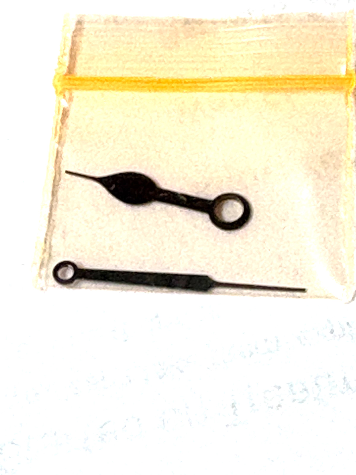 WALTHAM 18SZ POCKETWATCH BLACK RAILROAD HANDS NEW OLD STOCK ONE PAIR -BB 1008