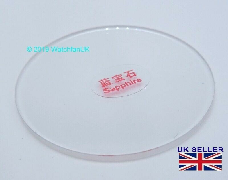 SAPPHIRE CRYSTAL FOR SEIKO KINETIC 5M42 5M62 5M43 REPLACES 300P04HN03