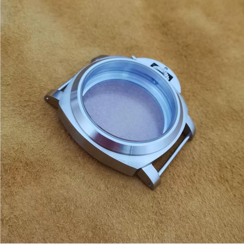 44mm 316L Stainless Steel Watch Case Brushed/Polished Fit ETA6497 ST3600Movement
