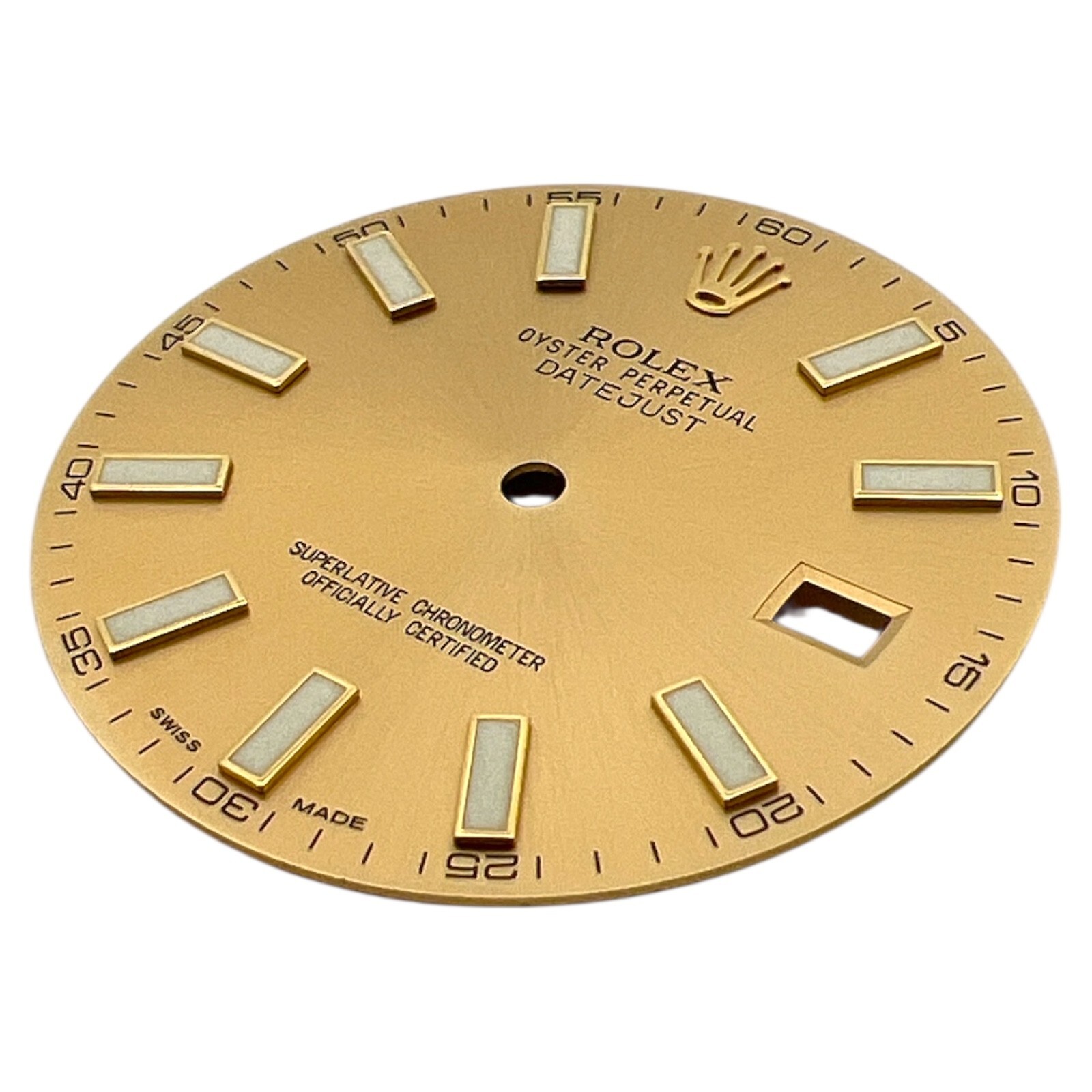 Genuine Rolex Oyster Perpetual Datejust 41mm Dial Champagne Gold 116333