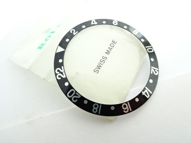 Genuine ROLEX GMT Master BLACK Inlay Bezel 16710 16700 16760 Insert new Conditio