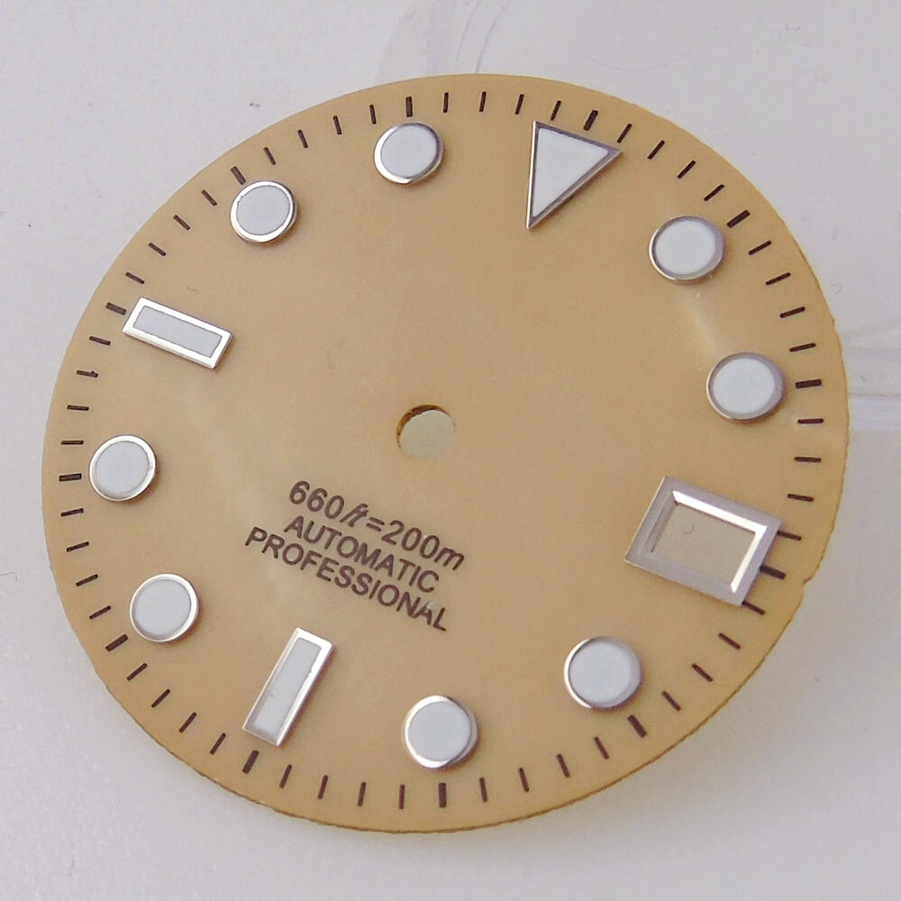28.5mm Mother of Pearl Dial Hands Set Fit NH35A NH36A 7s26 Automatic Movement