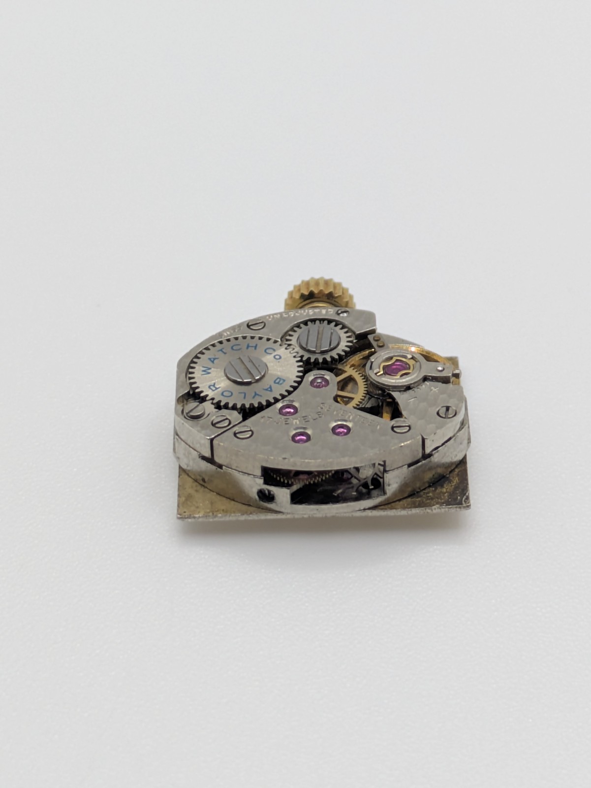 AS 1977-2 Baylor Manual Wind Watch Movement 17 Jewels 15.8mm Untested