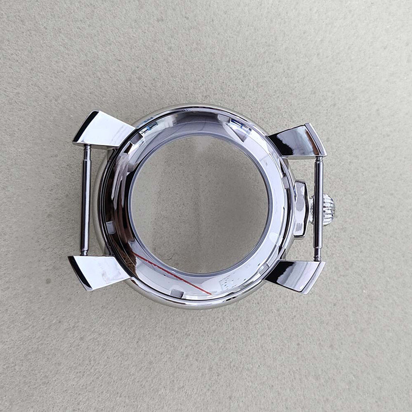 40mm 12 o’clock Stainless Steel Watch Case Glass Cover For NH35/NH36 Movement