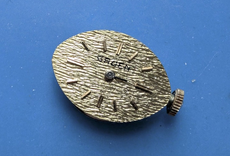 VINTAGE LADIES GRUEN CALIBER 244F WRISTWATCH MOVEMENT RUNNING