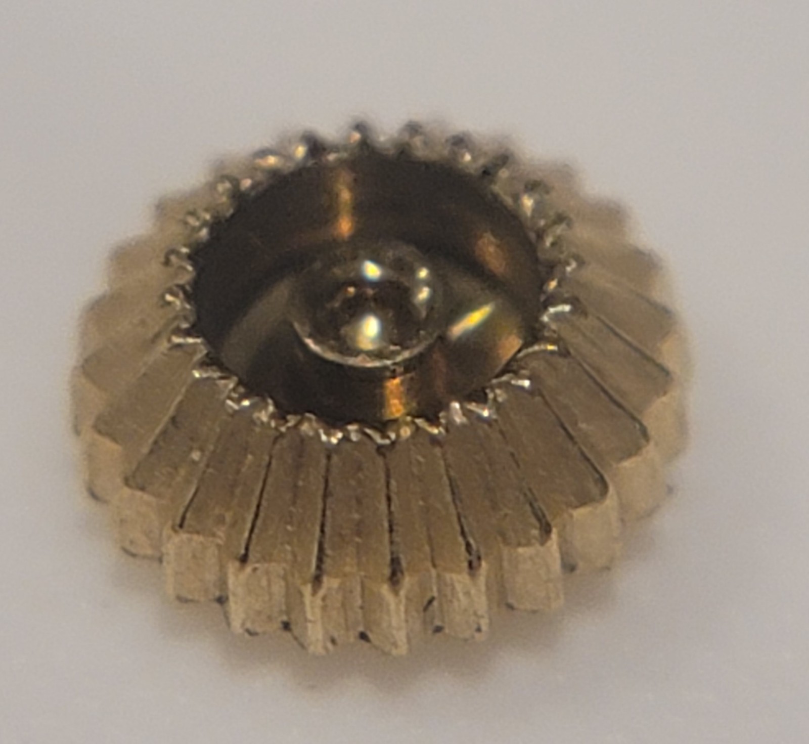 SB4-b7: 1/10 14k Wadsworth 12s 16s Pocket Watch Crown ~7.2mm -Tube 3.75mm -Tap 2