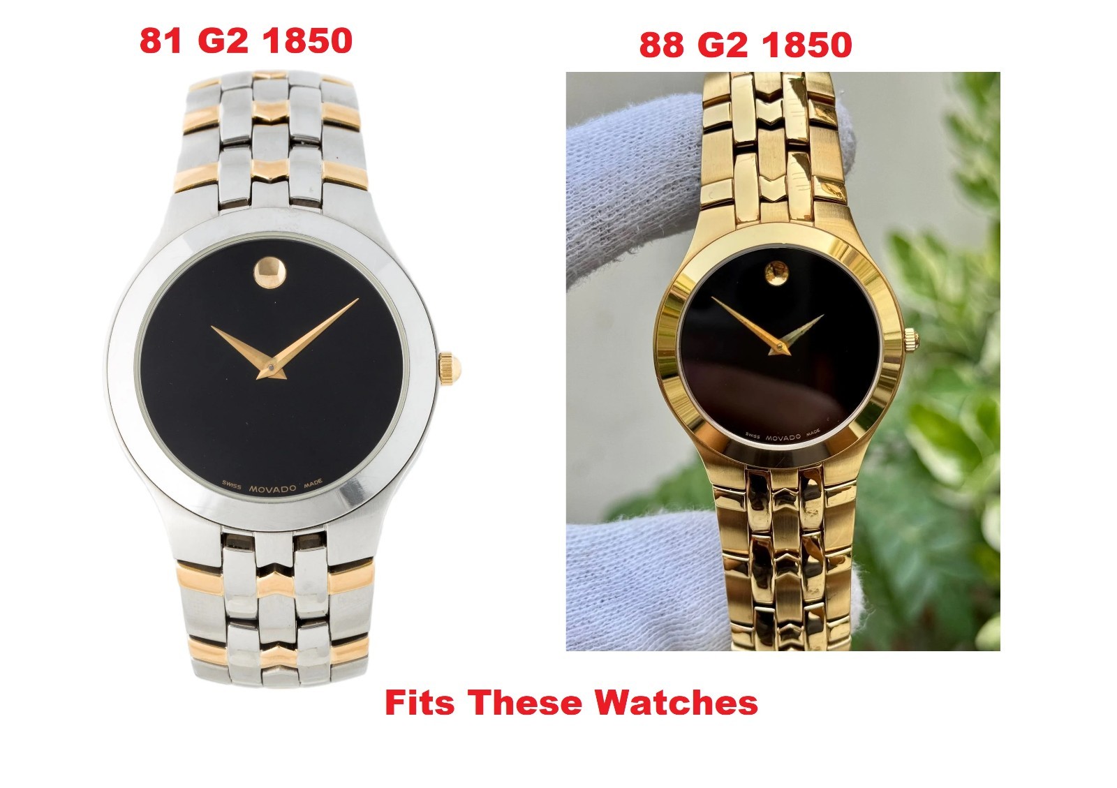 Movado Museum Mens Watch Clasp 81 G2 1850 Replacement 88 G2 1850