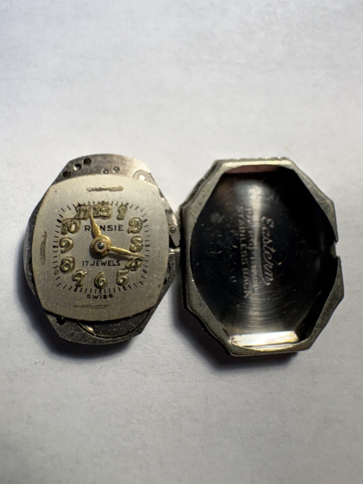 Rensie Vintage AR 64 Movement, Good Balance, Not Running, For Parts