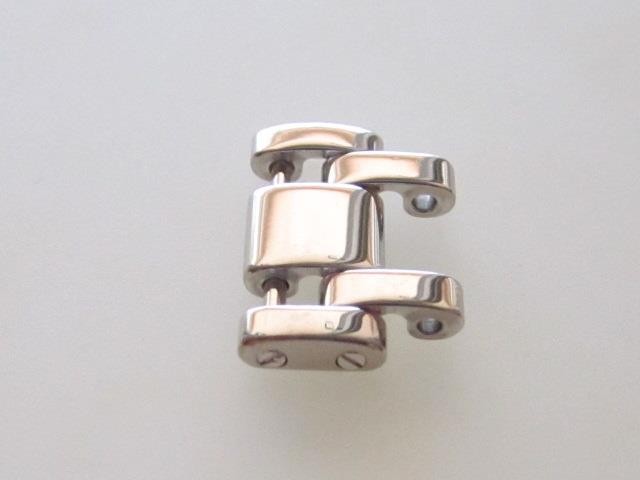 Authentic Cartier Tank Americain 18K. White Gold Extention Watch Link,13mm. New