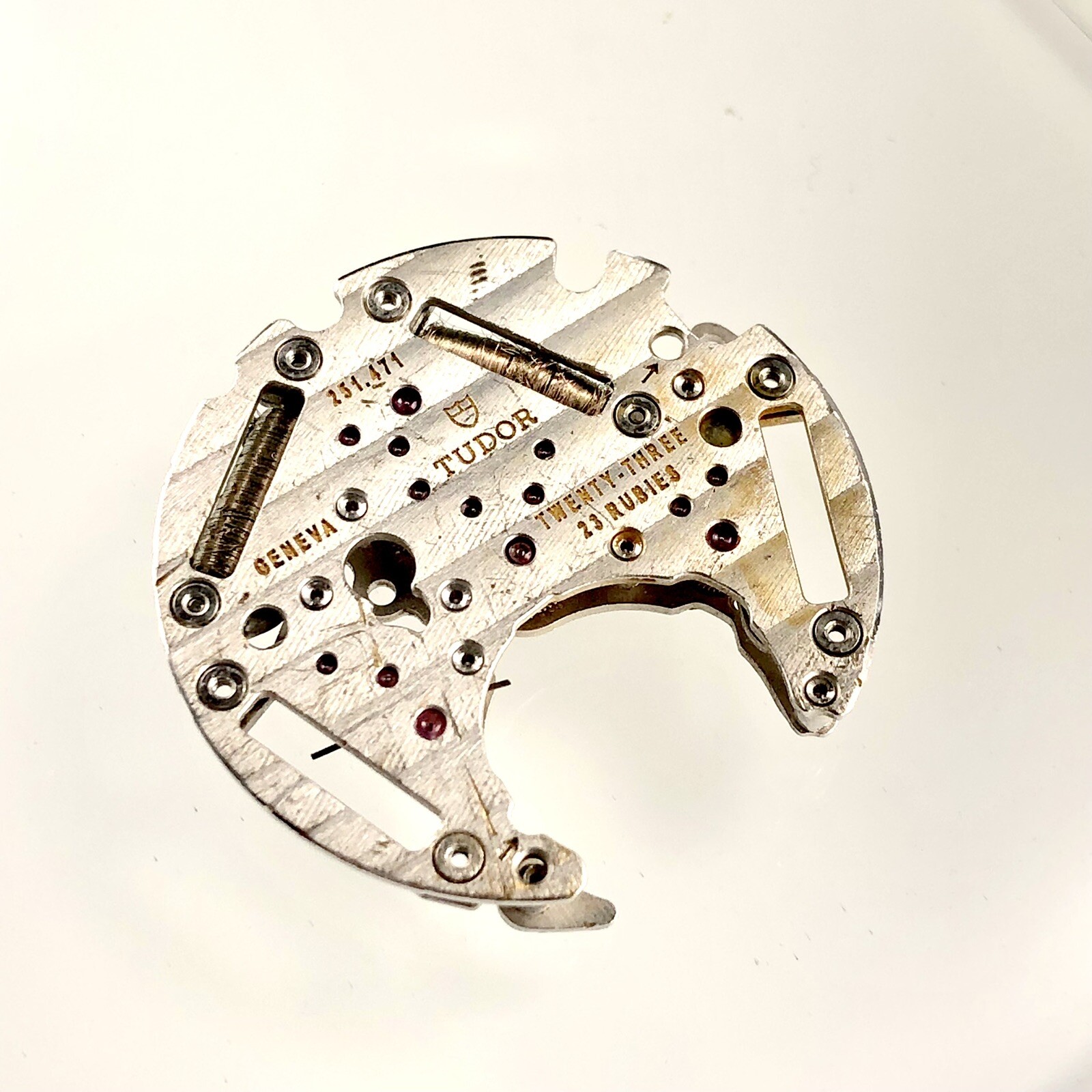 Genuine Tudor Quartz Caliber 251.471 Movement Watch Parts Used For Project