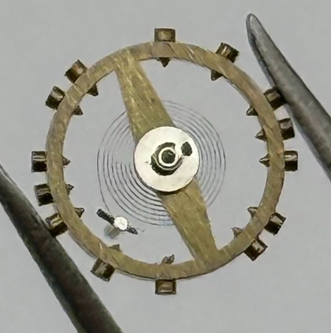 AS 1677 Balance Wheel Complete And Spring Renata 1224 M Watch Movement Parts NOS