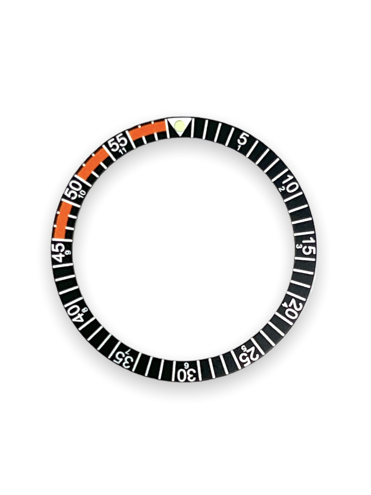 SKX007/SRPD Flat Bezel Insert – Orange/Black/Silver – 5/55 – CT6105