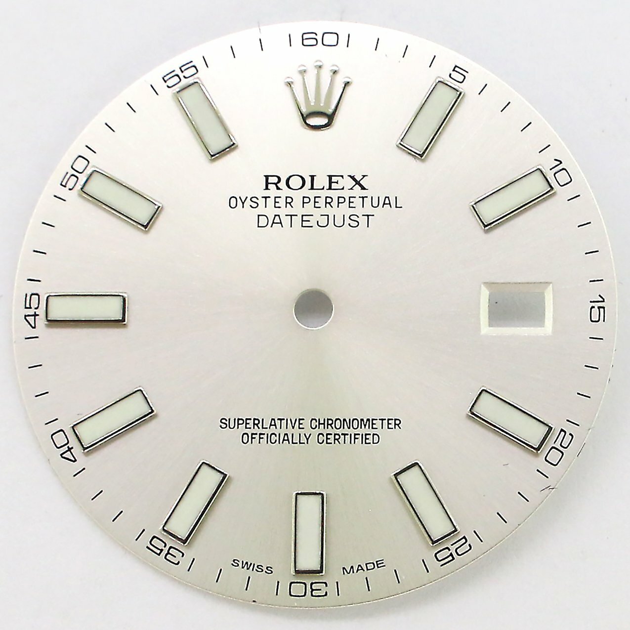 Rolex Datejust II Silver Dial with Index Hour Markers 116334