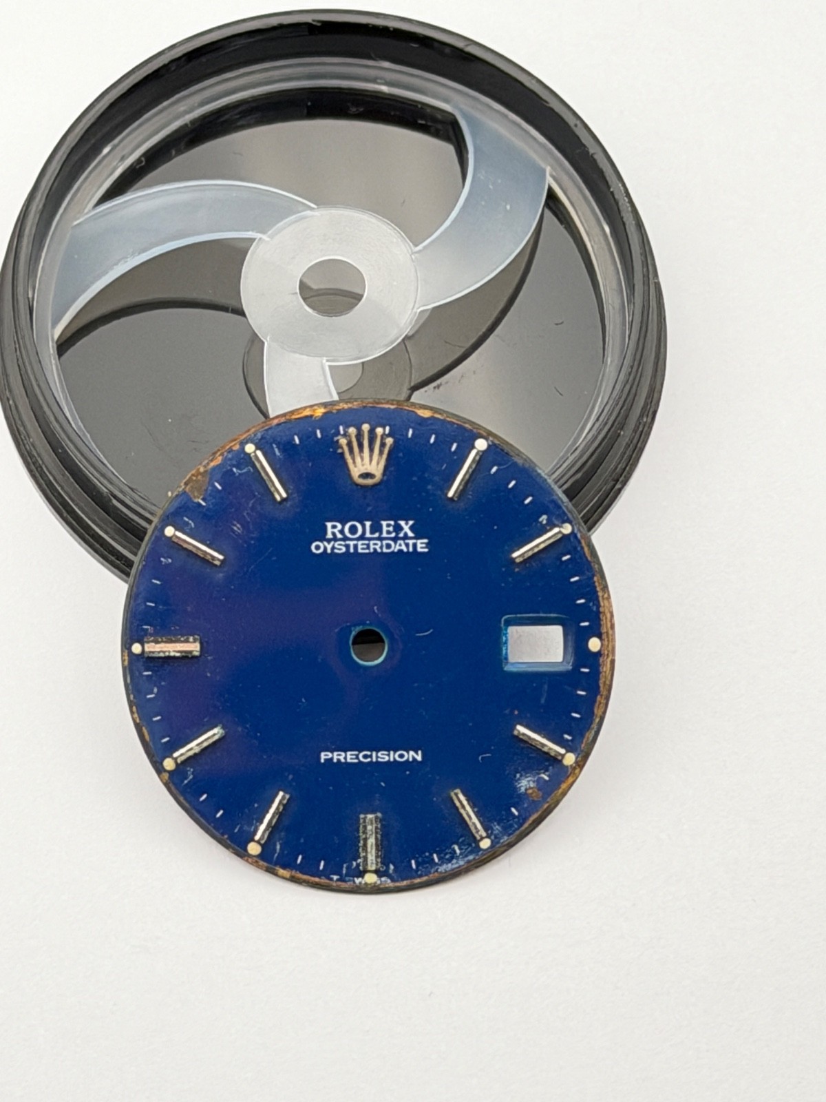 rolex 6694 blue dial precision dial oyster date