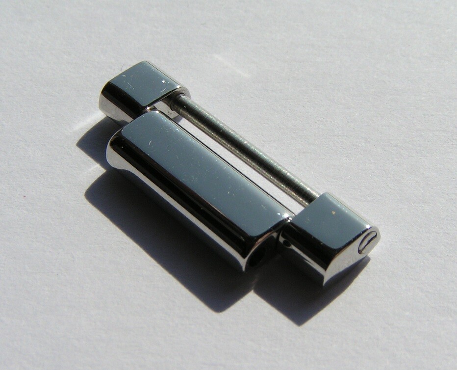 NOS CARTIER MVA95225 Original Stainless Steel Link Maglia Bracciale 24mm 3WC 345