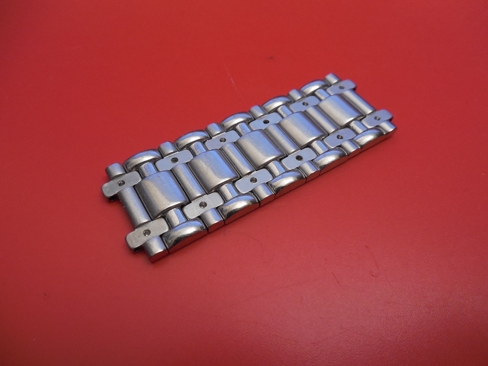 GENUINE CONCORD STEEL SARATOGA STRAP BAND BRACELET 18MM LINK INTEGRATED SECTION
