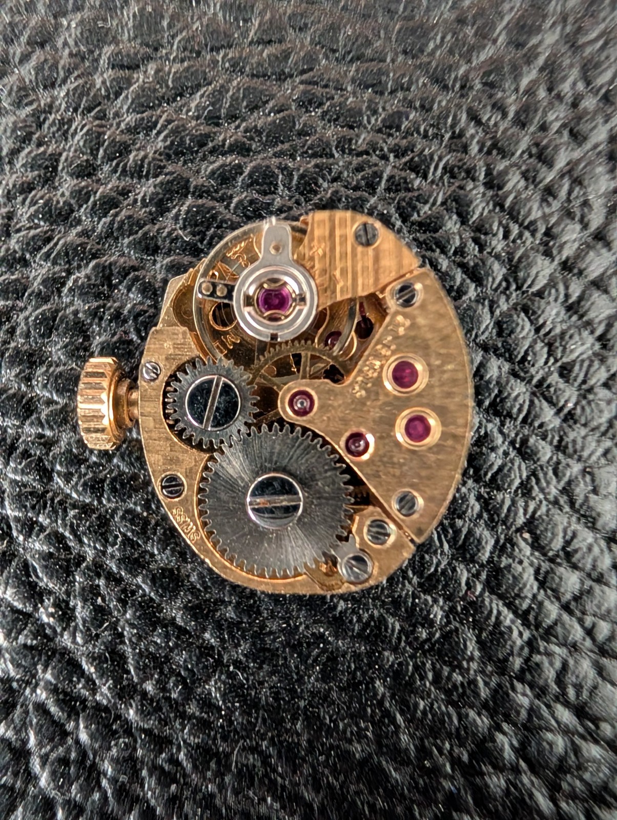 Vintage Rotary 21 Jewels Swiss Watch Movement Square 14x14mm Cushion Dial Runs