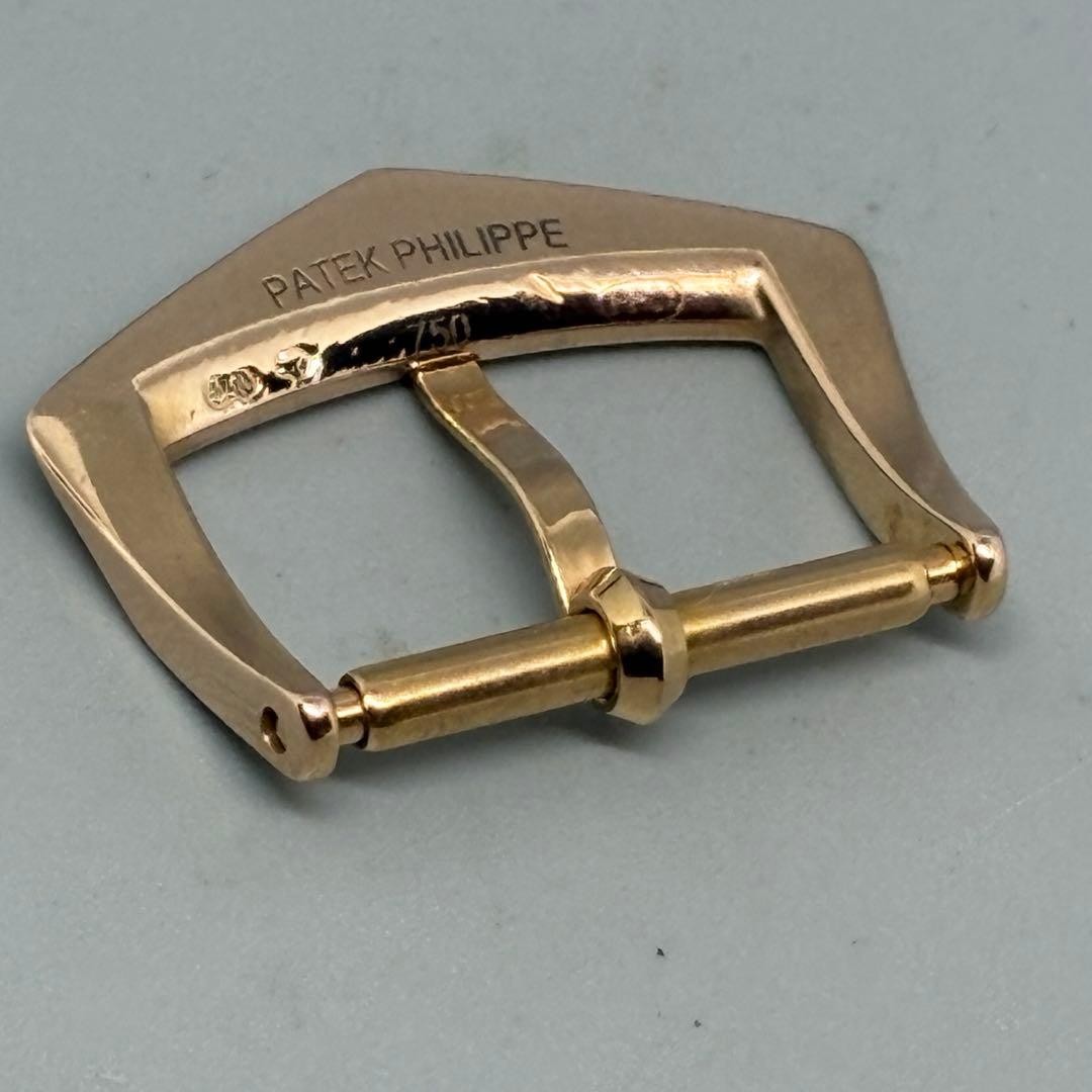 PATEK PHILIPPE 18K Rose Gold Tang Buckle Original 16 mm