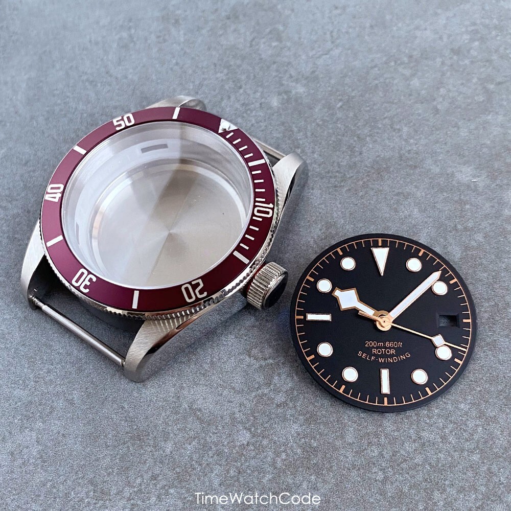 41mm Waterproof Watch Case for Black Bay Fit NH35/36 Miyota8215 ETA2824 PT5000