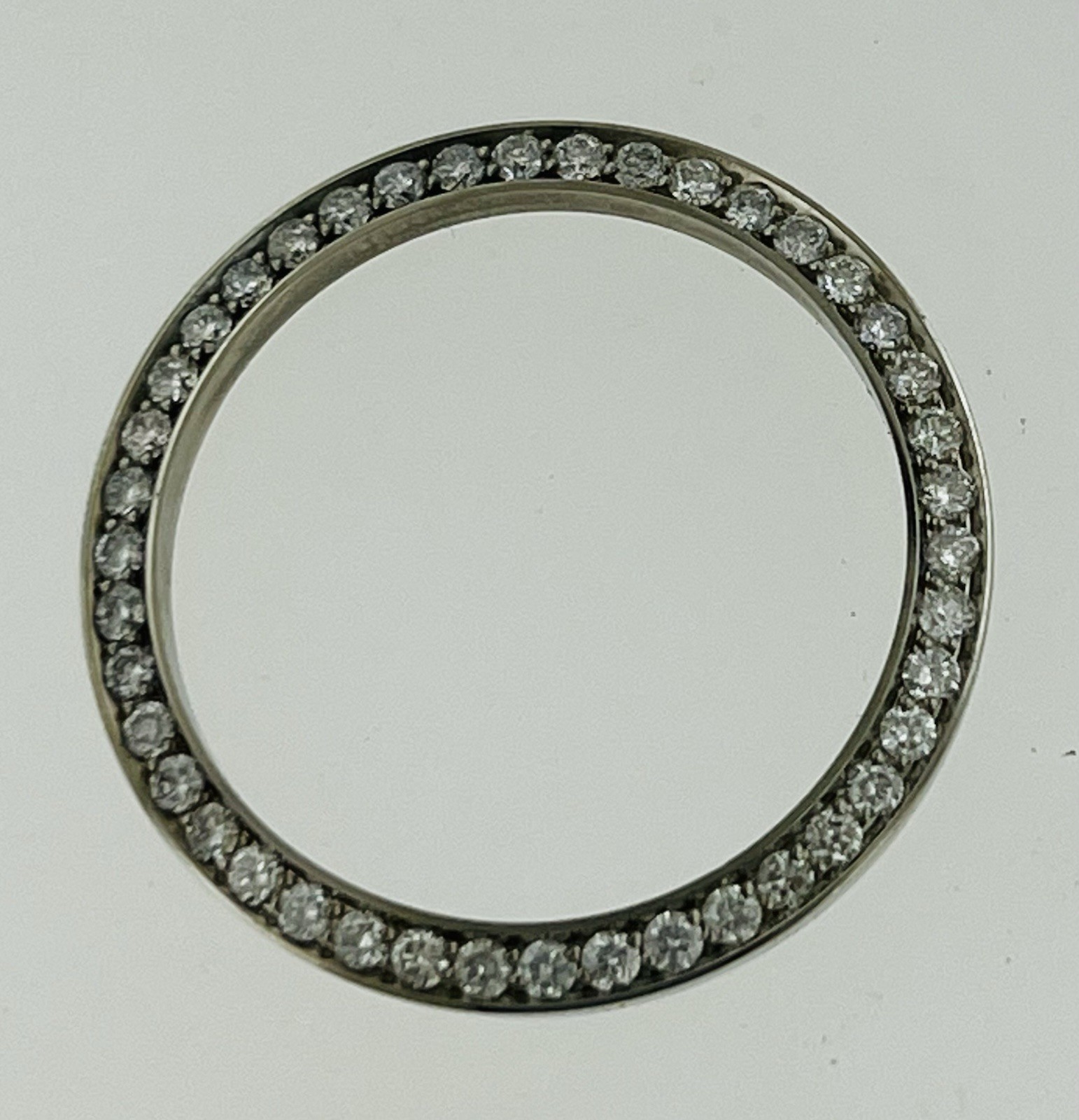 LAB GROWN Mens Steel Diamond Bezel For Rolex 36mm 2.00 Cts LAB GROWN DIAMONDS