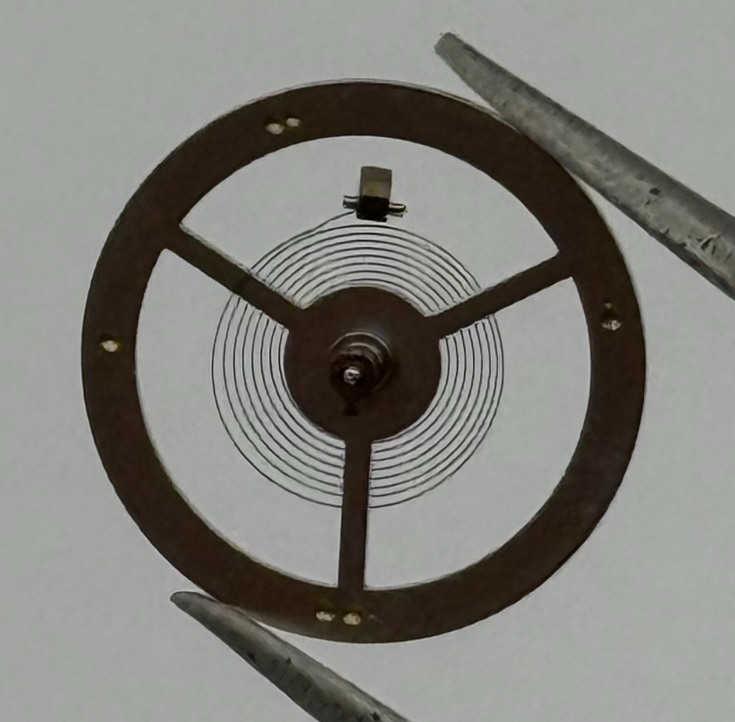EB 8800 Balance Wheel Complete And Spring 12”’ Renata 1309 Watch Movement Parts