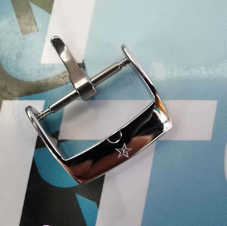 For Zenith pin buckle steel polished 16MM/18MM