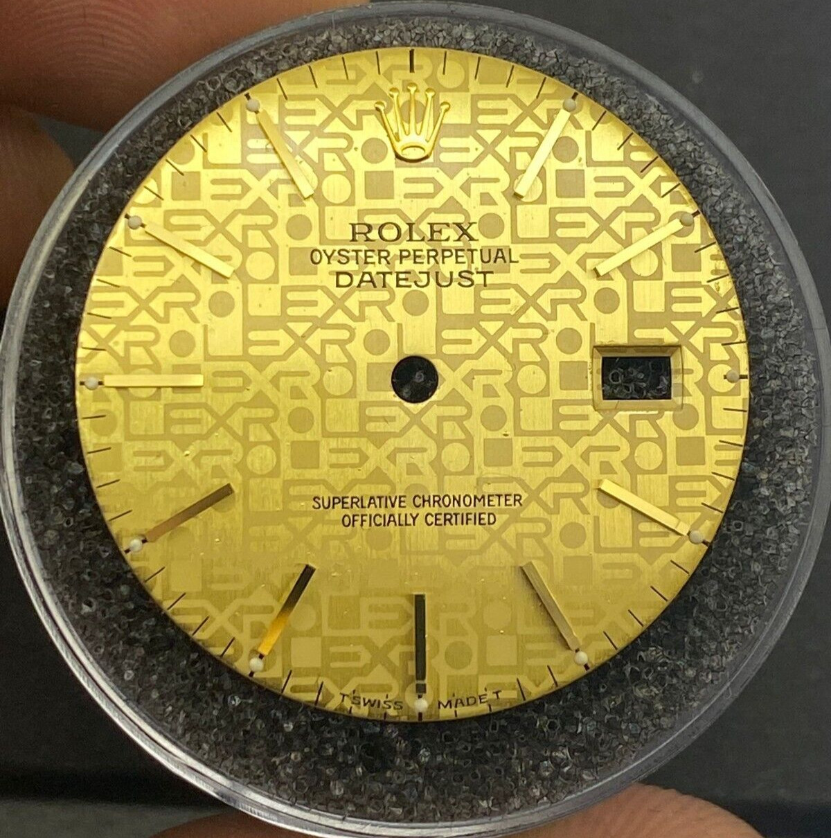 Genuine Rolex Datejust 36mm Champagne computer Watch Dial 16013 16233 116203