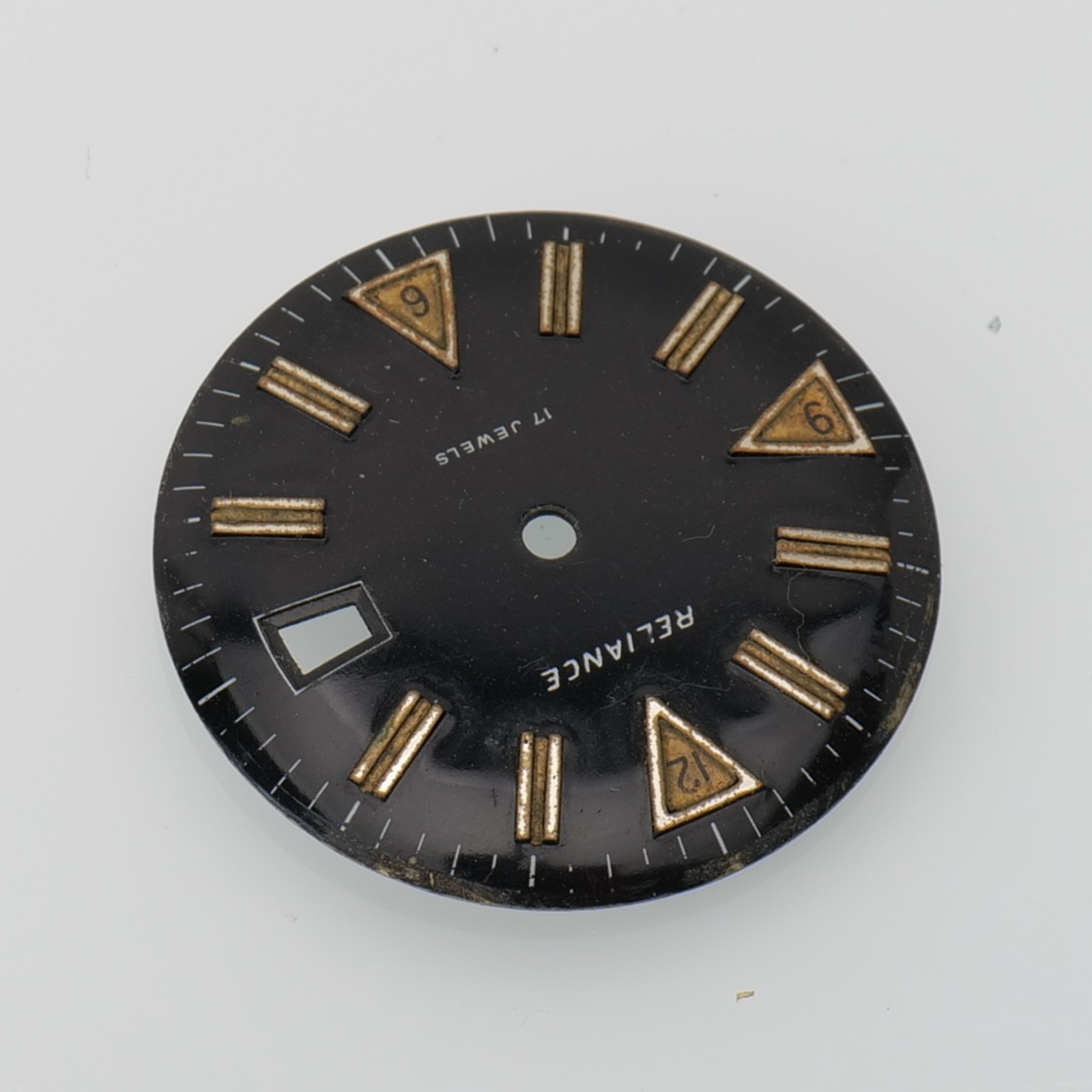 Rare Vintage Reliance 17 Jewels Skin Diver Dial Part Pre-Owned 29.3mm Date @ 3