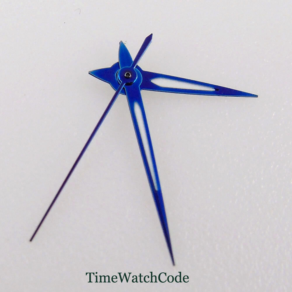 Luminous Blue Watch Hands Fit ETA 2824 2836 NH35A NH36A Miyota8215 821A DG2813