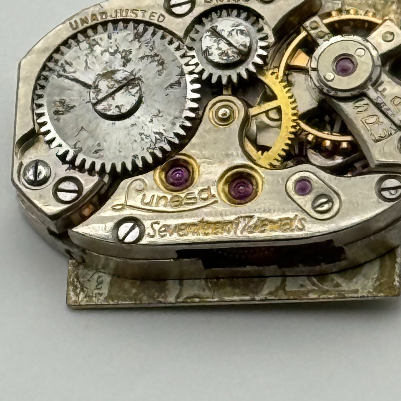 Lunesa L21 Watch Movement 17 Jewels Swiss Manual Wind Parts Repair 12.9mm