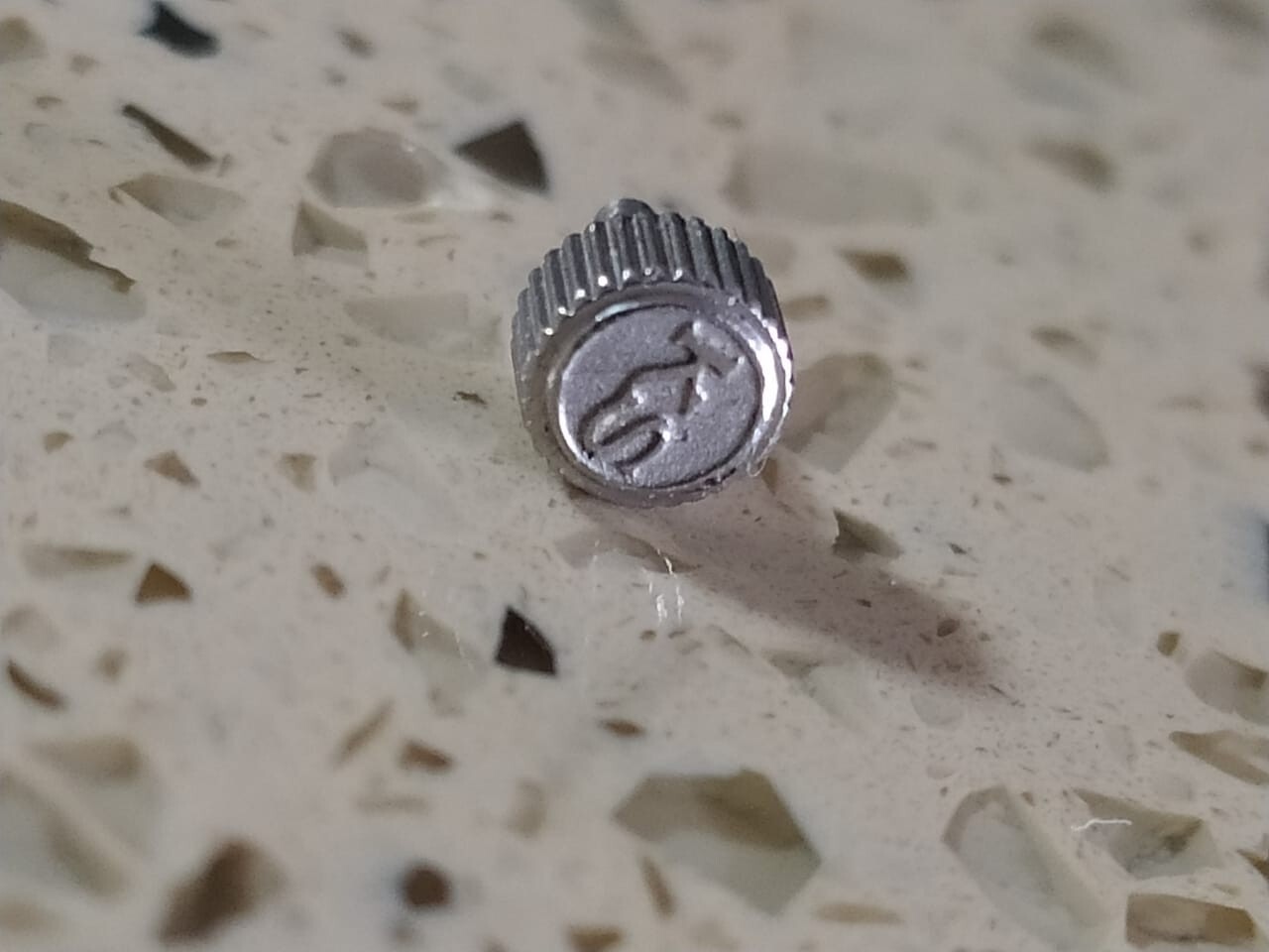 Genuine King Seiko Ks Crown 5MM Silver Used