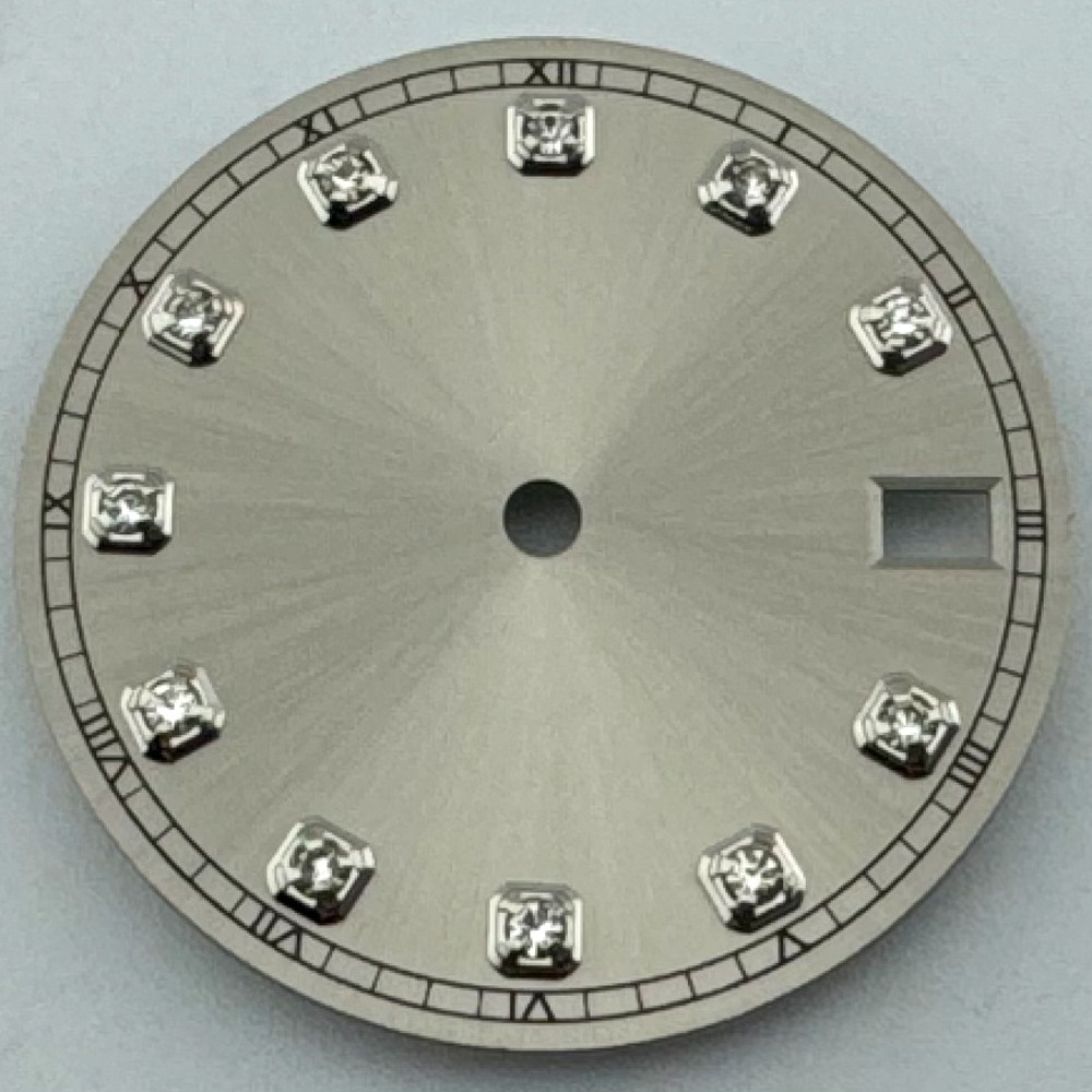 28.5mm Sterile Dial Fit NH35 NH34 Movement 3/3.8 O’clock Crown Black Green White