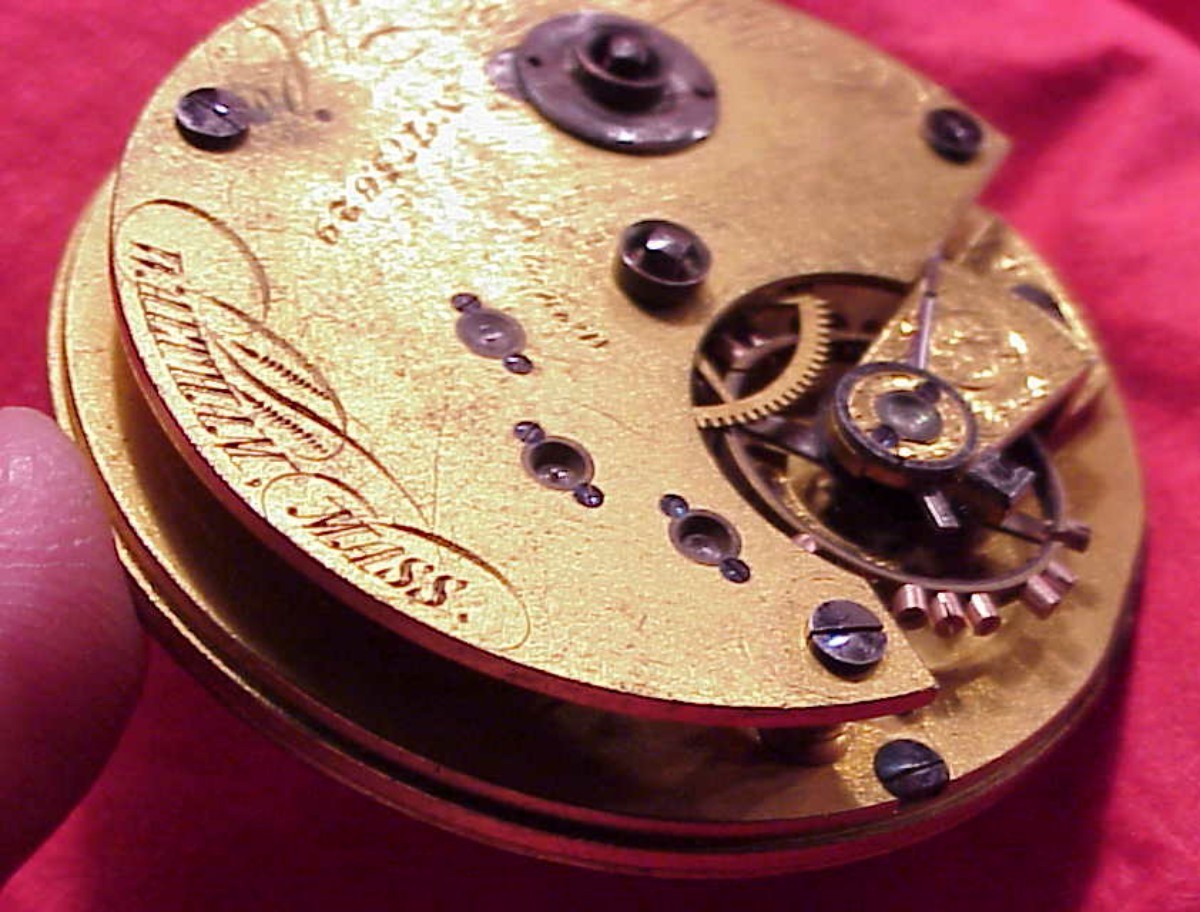 20 SIZE APPLETON TRACY & CO MOVEMENT 175629 POCKET WATCH REPAIR PARTS WALTHAM