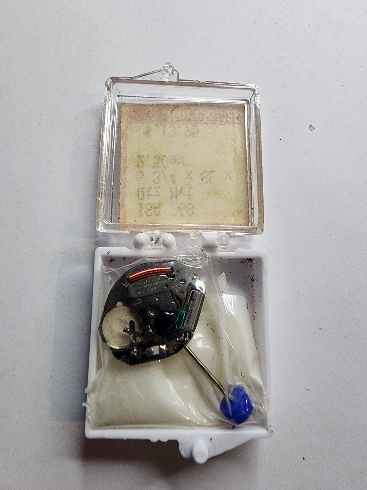 Vintage Borel ISA 268 Quartz Watch Movement – Partial Box 6¾ x 8L 2.50mm