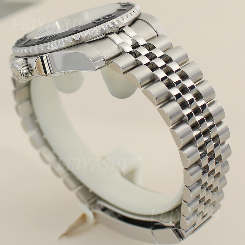 40mm Nh35 Watch Case Jubilee Bracelet Yacht Ceramic Bezel Sapphire Glass 10ATM