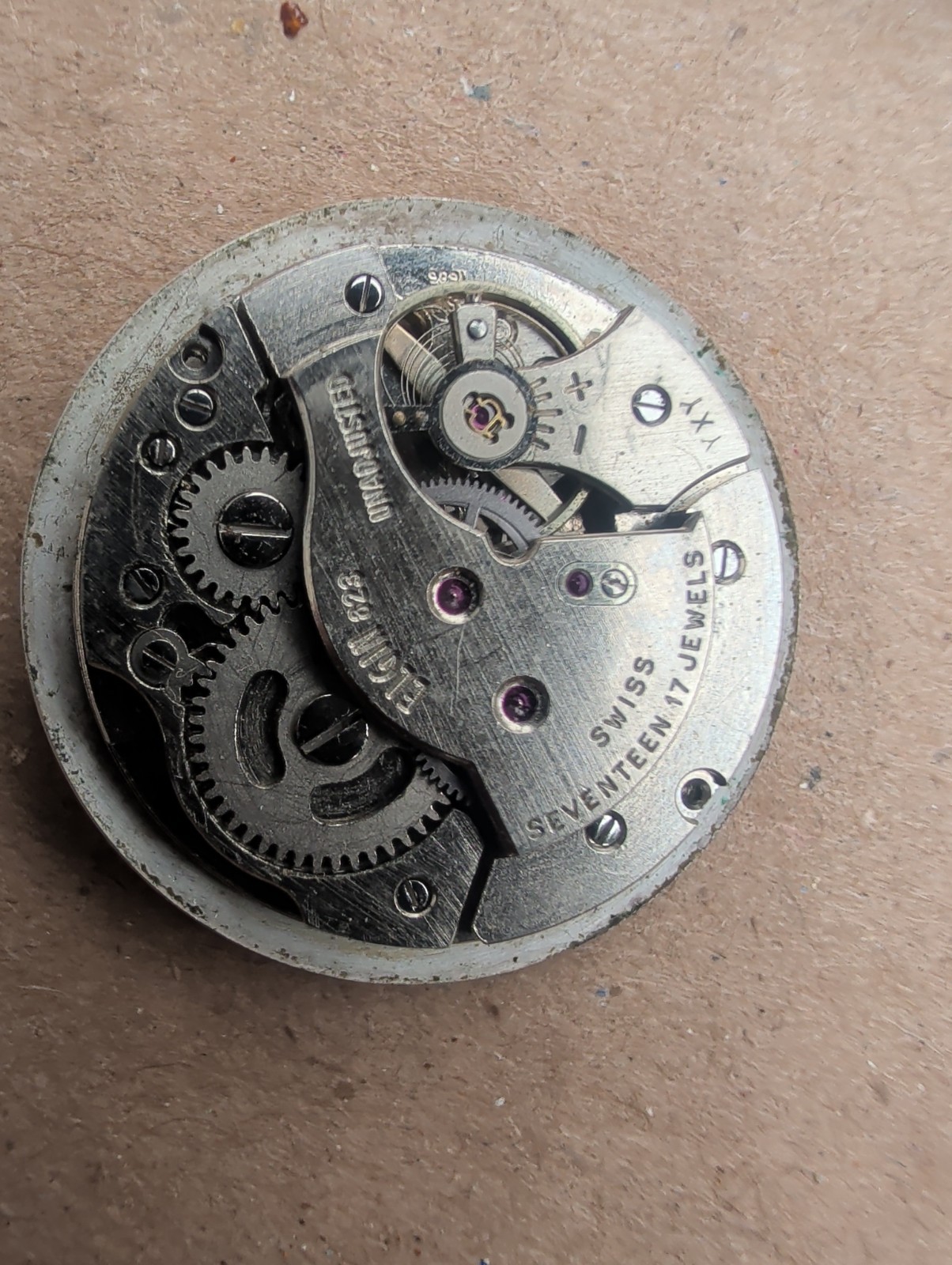 Elgin Sportsman Vintage 17 Jewels Watch Service Required for Parts or Repair