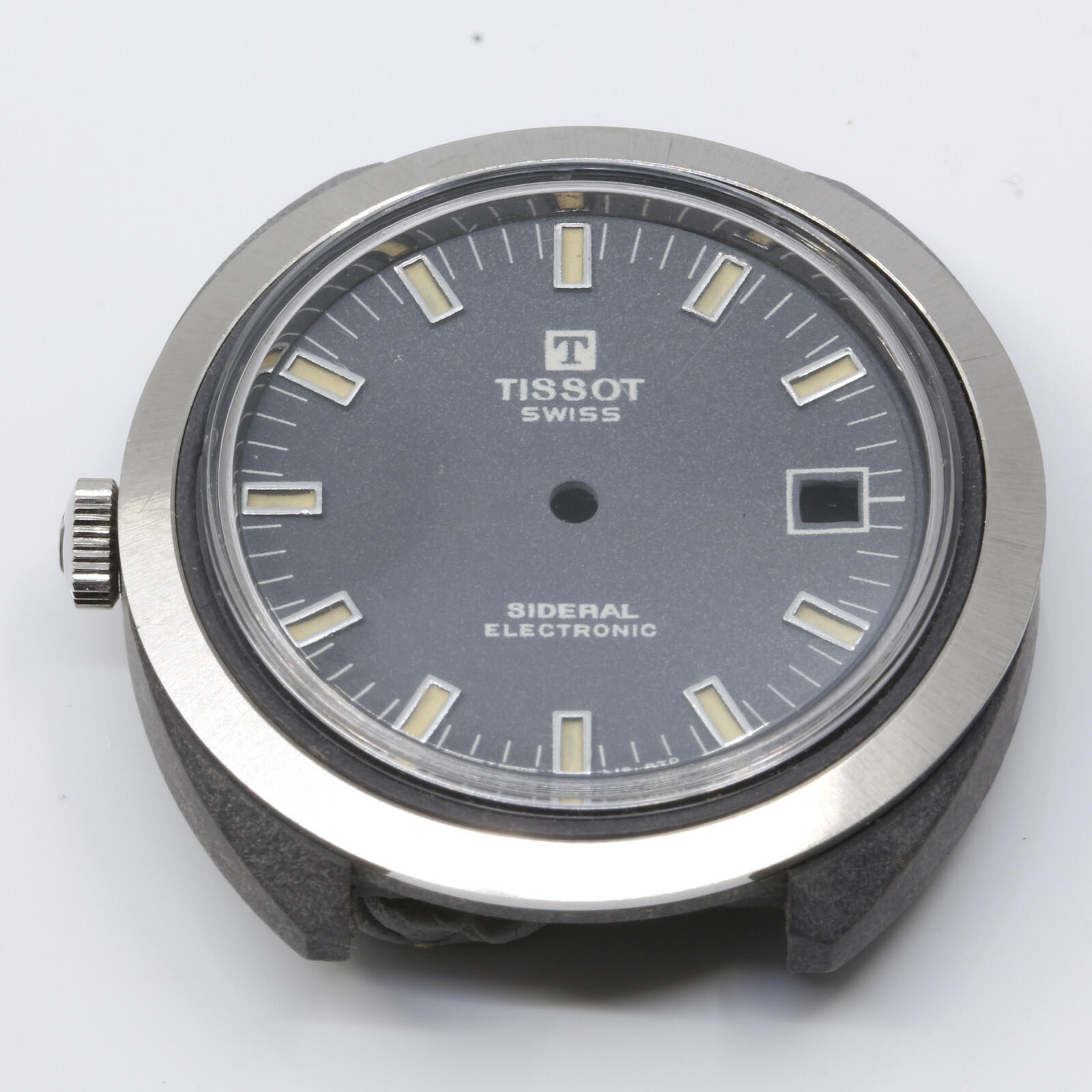 Tissot Watch Case and Dial ” Sideral ” Vintage Fiberglass Case 39mm NOS