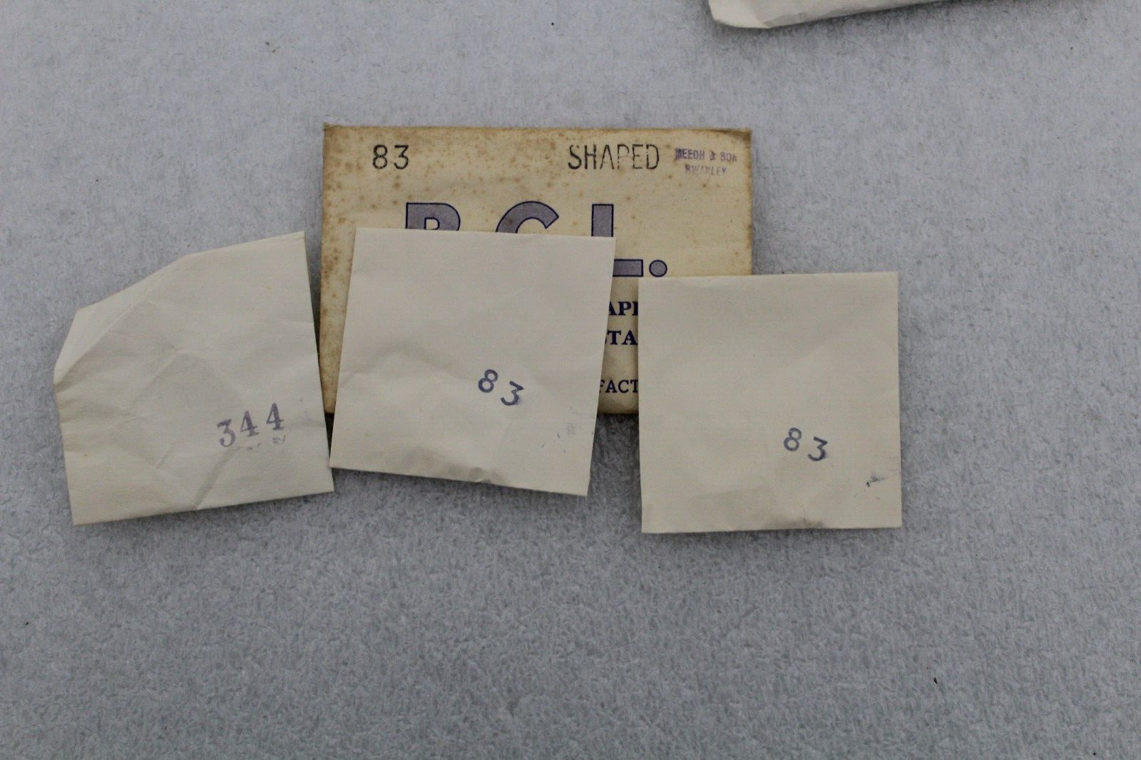 Group of Fancy Shape Perspex Watch Crystals
