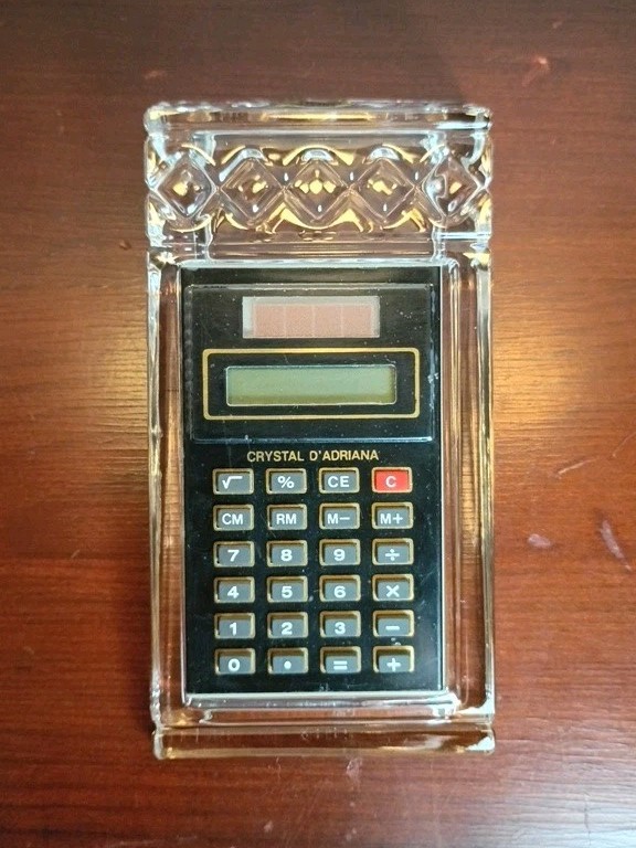 VINTAGE GENUINE 24% LEAD CRYSTAL D’ ADRIANA SOLAR COCULATOR