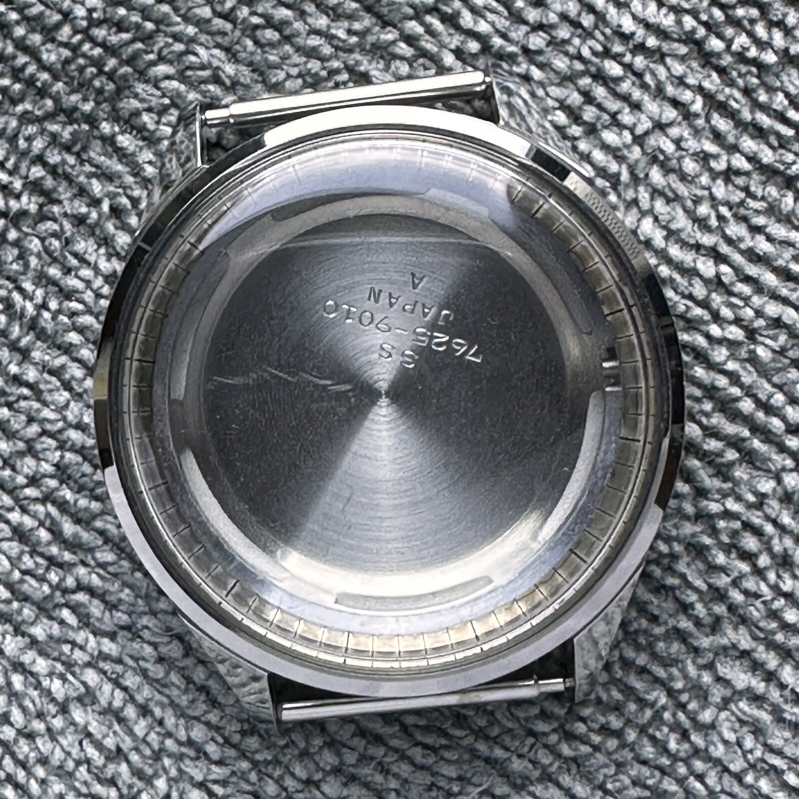ORIGINAL NEW OLD STOCK ‘1965 VINTAGE SEIKO SPORTSMATIC 7625-9010 SS CASE