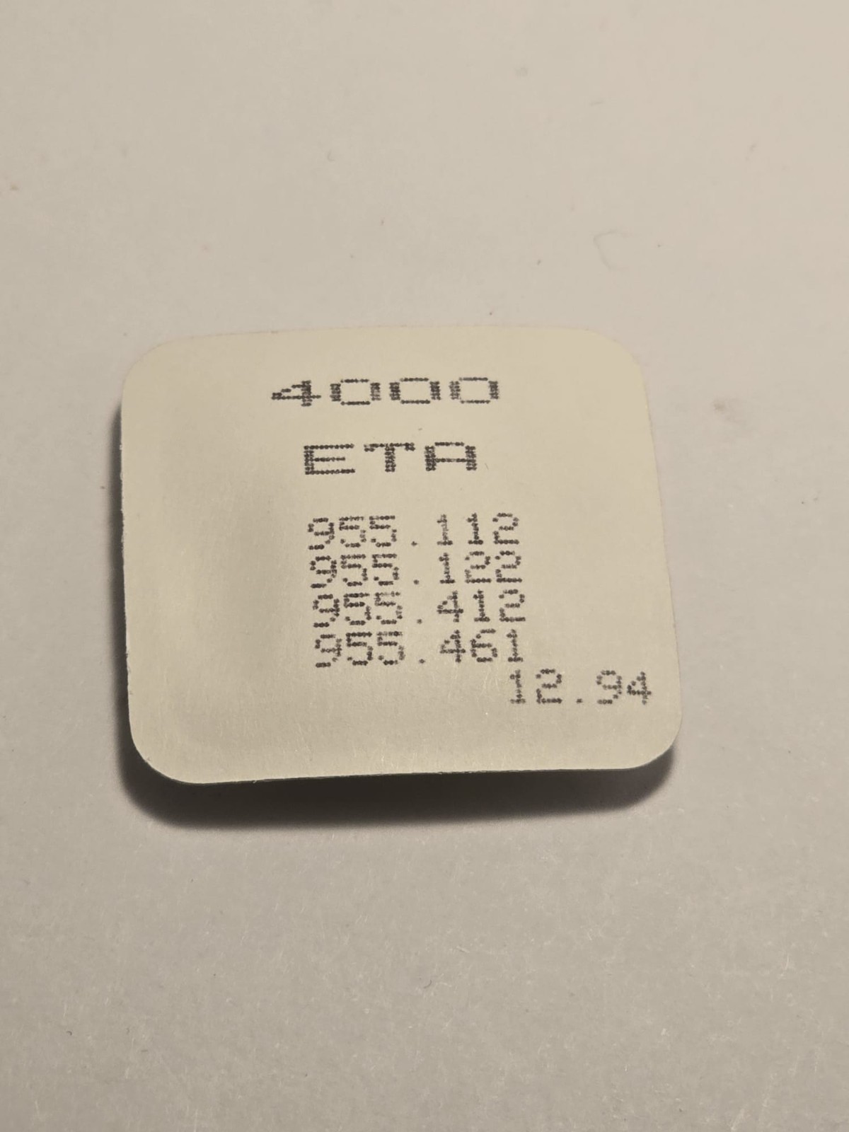 Genuine ETA 4000 Electronic Circuit Module 955.112 955.122 955.412 955.414 NOS