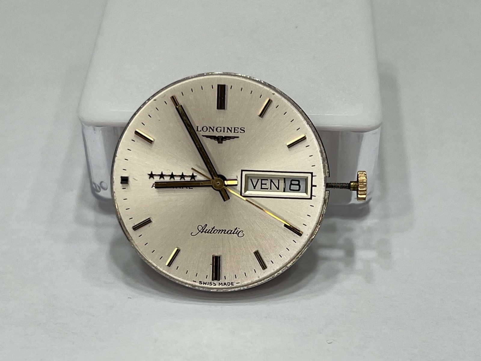 Longines Admiral 5 Stars Dial & Movement Automatic Cal 507 Day Date 17 Jewels