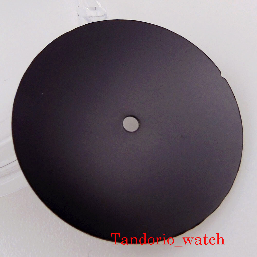 New Bliger 29mm Black Sterile No Logo Watch Dial For NH35 MIYOTA 8215 Movement